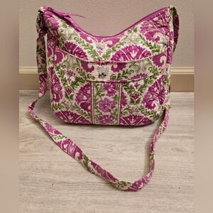 Vera Bradley Quilted Shoulder Bag in fun pink pattern